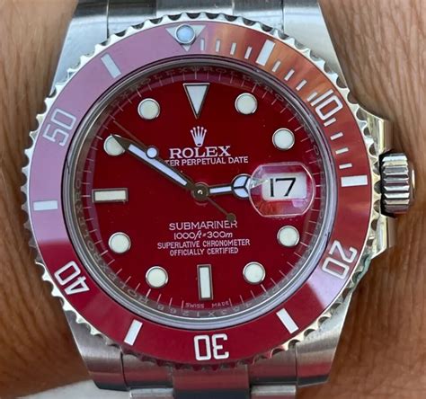 cheap red rolex|rolex red submariner for sale.